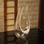 Wine Decanter Lead-Free Crystal Glass 50.7 Oz Handmade