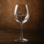 Wine Glass Built-In Shark Design 10.1 Oz Capacity