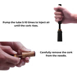 Wine Opener Air Pressure Stainless Steel Ergonomic Grip