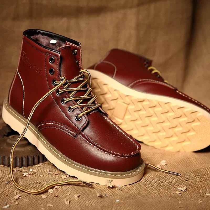 Winter Boots Warm Padded Fit Grippy Sole