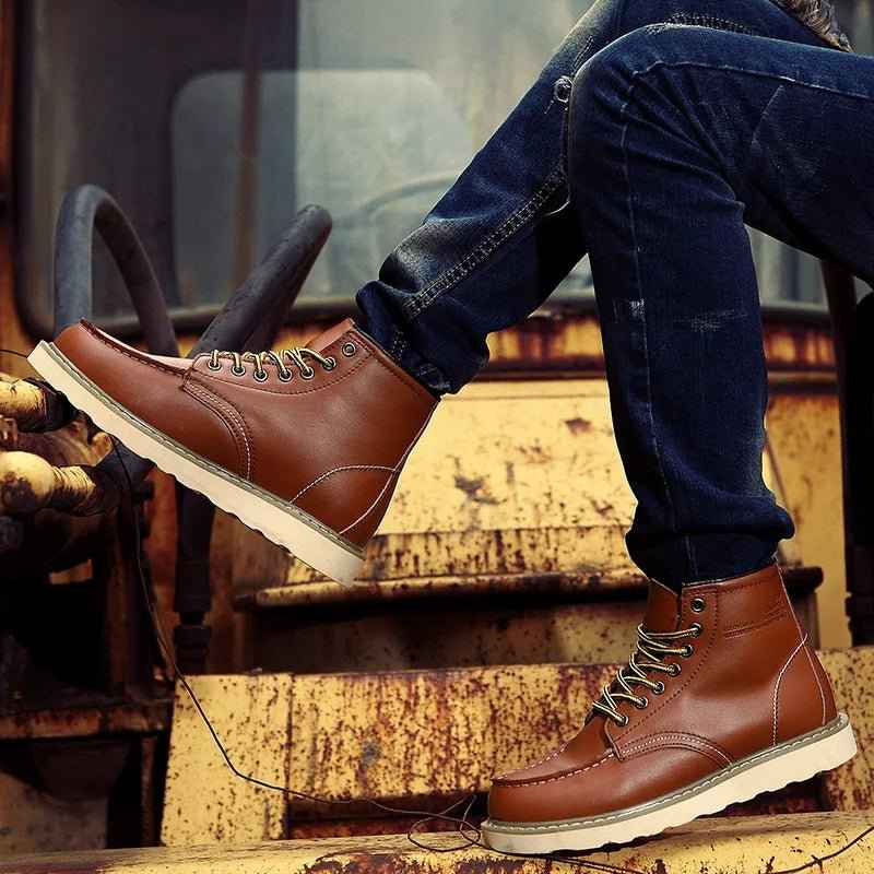 Winter Boots Warm Padded Fit Grippy Sole