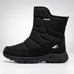 Winter Boots Water-Repellent Plush Lined Side Zipper Non-Slip Sole