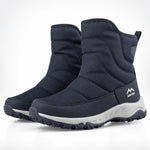 Winter Boots Water-Repellent Plush Lined Side Zipper Non-Slip Sole
