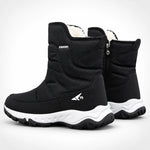 Winter Boots Water-Repellent Plush Lined Side Zipper Non-Slip Sole
