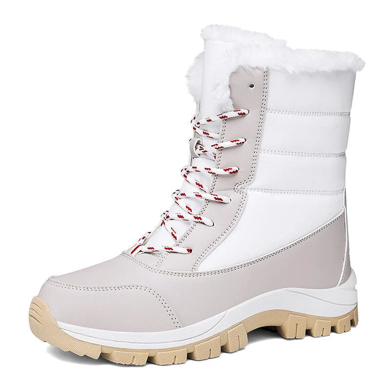Winter Boots Waterproof Faux Fur Lined Non-Slip Tread