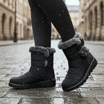 Winter Boots Waterproof Plush-Lined Slip-Resistant Sole