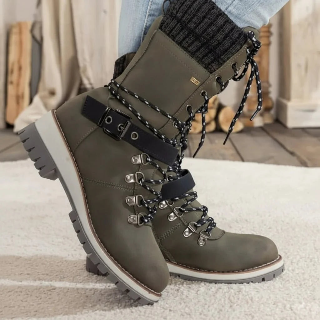 Winter Boots Waterproof Thermal Lined Orthopedic Support