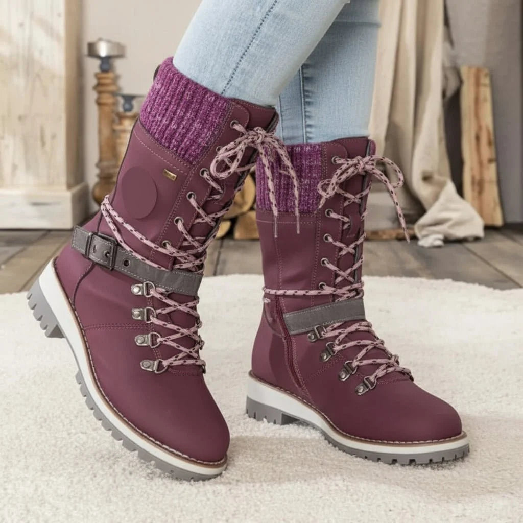 Winter Boots Waterproof Thermal Lined Orthopedic Support