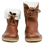 Winter Boots Wool Lined Full-Grain Leather Flexible Crepe Sole