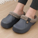 Winter Clogs Waterproof Plush Lined Non-Slip EVA Sole