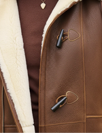 Winter Coat Faux Suede Warm Lining Structured Fit