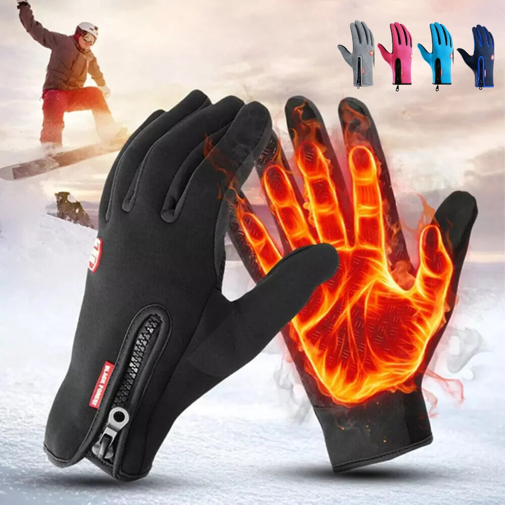 Winter Gloves Thermal Insulated Touchscreen Anti-Slip Palms