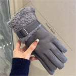 Winter Gloves Touchscreen Fleece-Lined Windproof