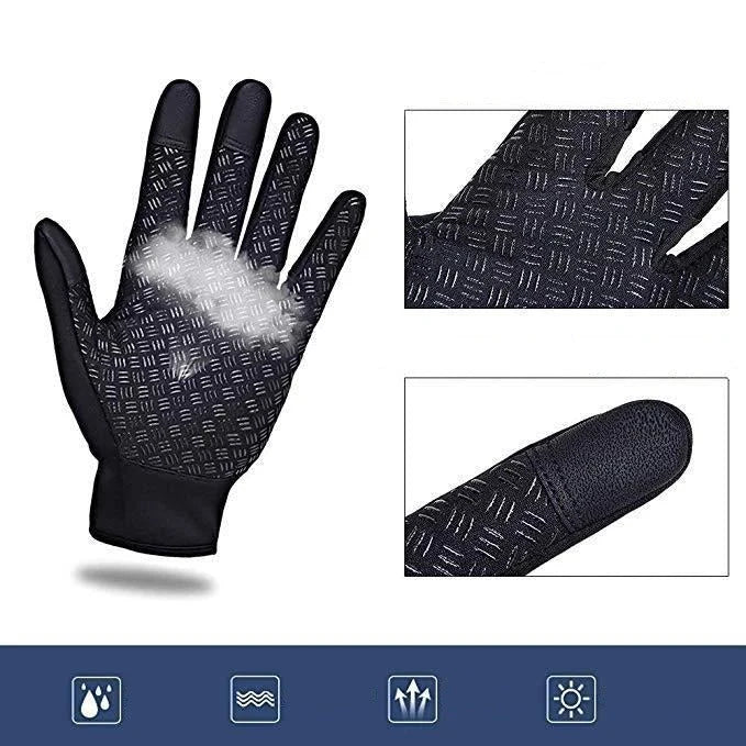Winter Gloves Water-Resistant & Windproof Touchscreen-Friendly
