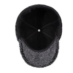 Winter Hat Fleece-Lined Ear Flaps & Neck Cover
