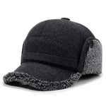 Winter Hat Fleece-Lined Ear Flaps & Neck Cover
