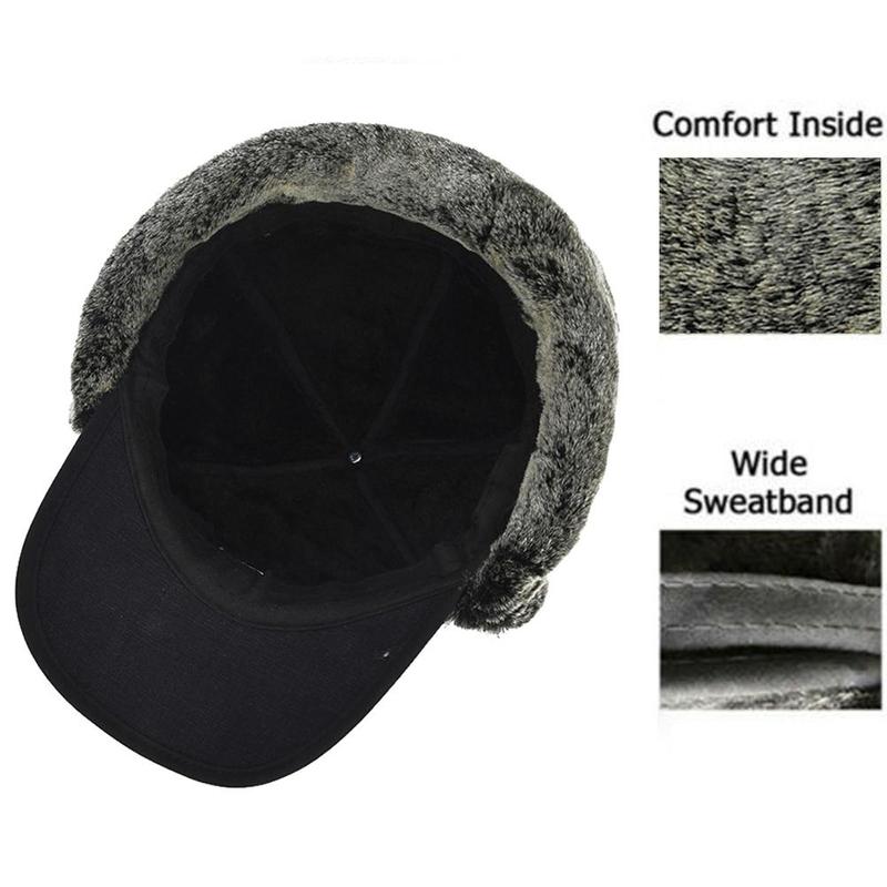 Winter Hat Waterproof Windproof Detachable Face Covering