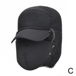 Winter Hat Waterproof Windproof Detachable Face Covering