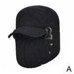 Winter Hat Waterproof Windproof Detachable Face Covering