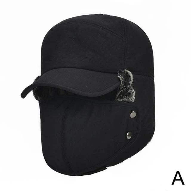 Winter Hat Waterproof Windproof Detachable Face Covering