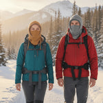 Winter Hat Windproof Fleece-Lined Removable Face & Neck Cover