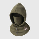 Winter Hat With Neck Mask Windproof Flannel Adjustable Fit