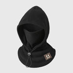 Winter Hat With Neck Mask Windproof Flannel Adjustable Fit