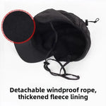 Winter Hat with Ear Flaps Fleece-Lined Windproof Water-Repellent