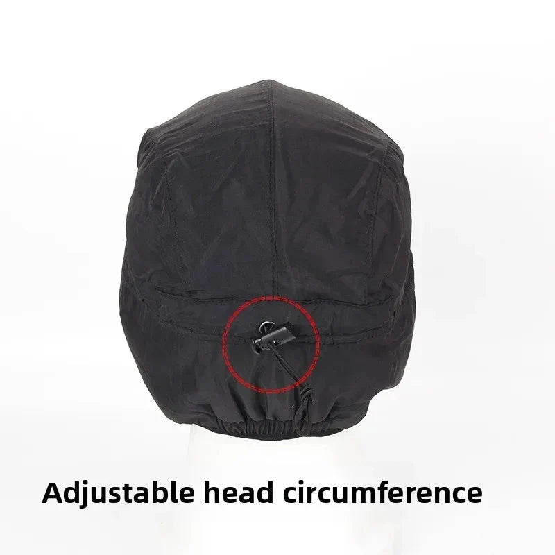Winter Hat with Ear Flaps Fleece-Lined Windproof Water-Repellent