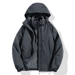 Winter Jacket 2-in-1 Removable Fleece Liner Water-Repellent & Windproof