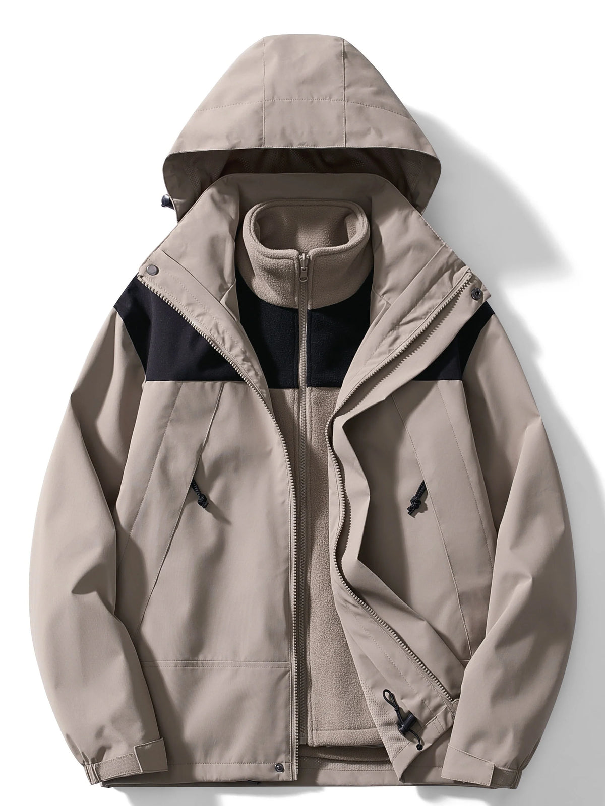 Winter Jacket 3-In-1 Fleece Waterproof & Windproof