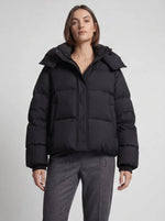 Winter Jacket Oversized Quilted Hooded Short