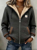 Winter Jacket Padded Fleece Lined Windproof Comfort