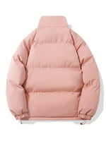 Winter Jacket Quilted Puffer Lightweight Warm
