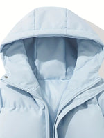 Winter Jacket Quilted Puffer Lightweight Warm