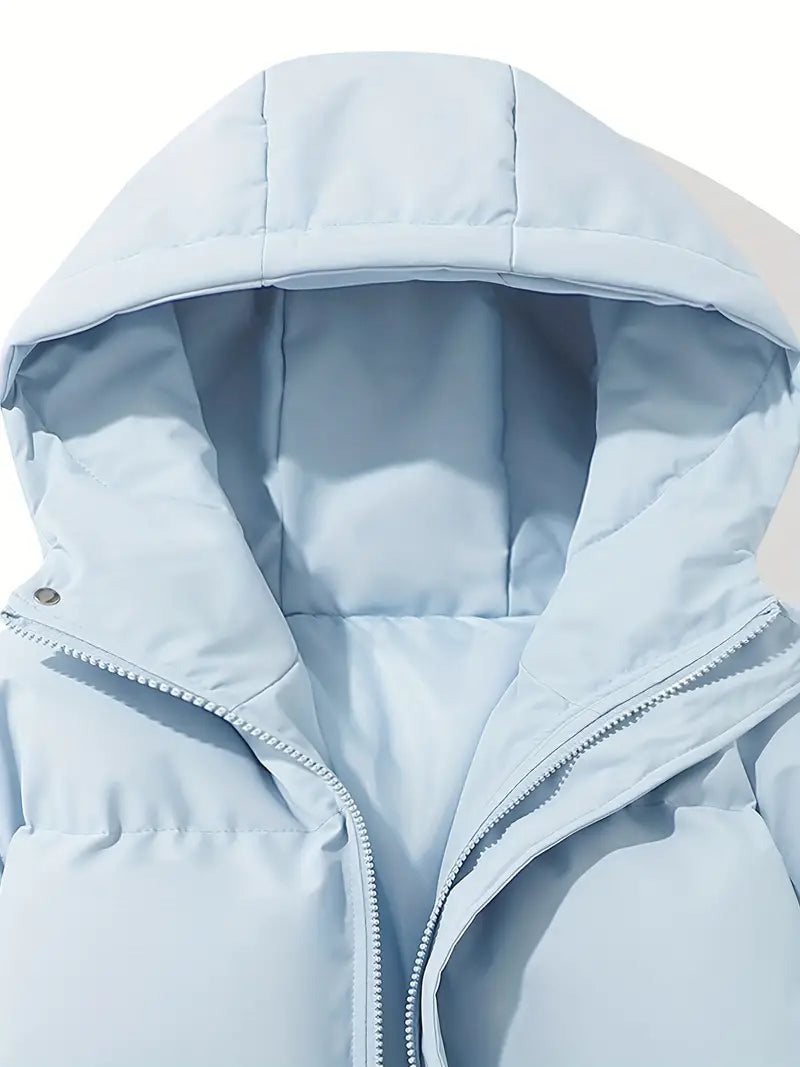 Winter Jacket Quilted Puffer Lightweight Warm