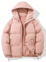 Winter Jacket Quilted Puffer Lightweight Warm