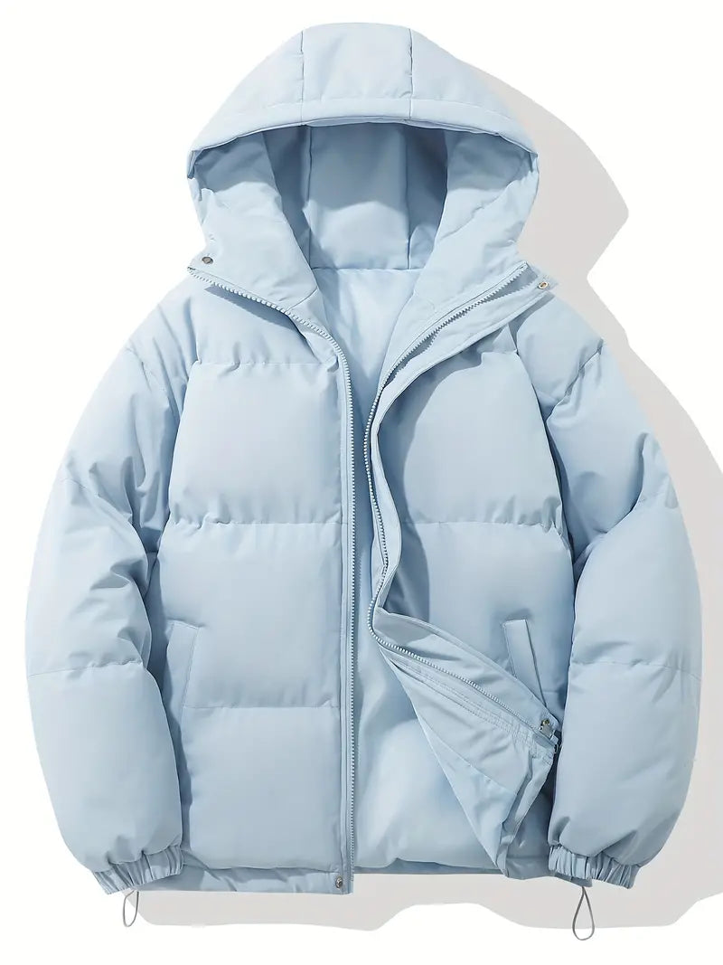 Winter Jacket Quilted Puffer Lightweight Warm