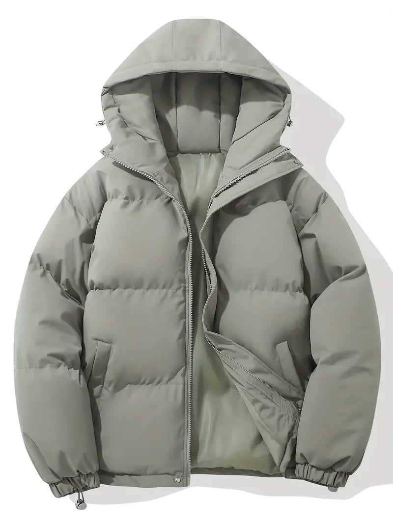 Winter Jacket Quilted Puffer Lightweight Warm