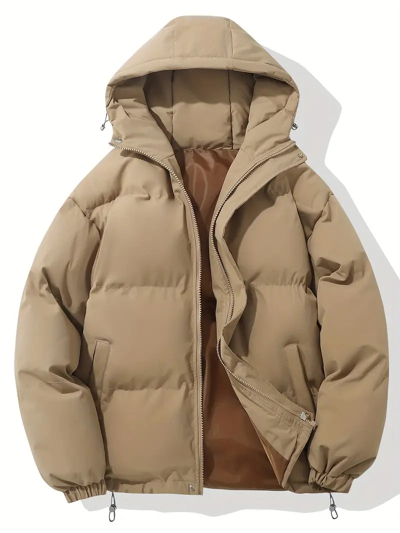 Winter Jacket Quilted Puffer Lightweight Warm