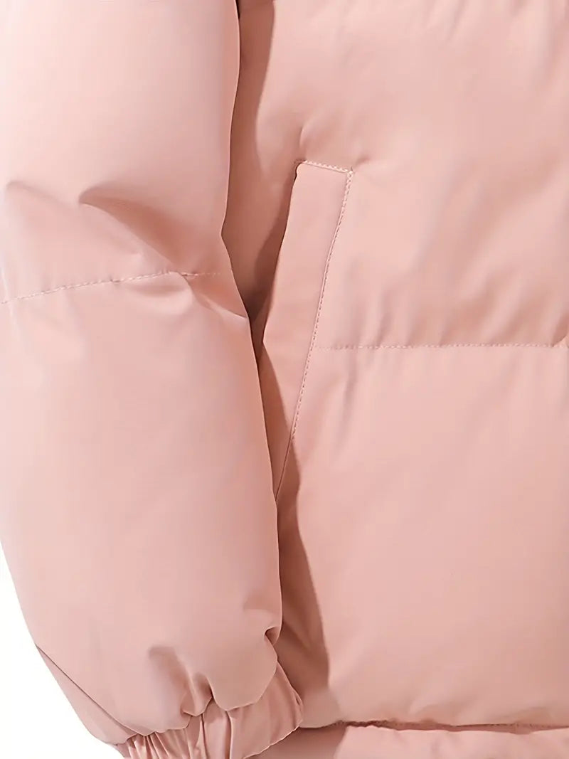 Winter Jacket Quilted Puffer Lightweight Warm
