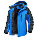 Winter Jacket Waterproof Fleece-Lined Removable Hood