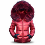 Winter Parka Thick Padded Hooded Wind-Resistant Water-Repellent