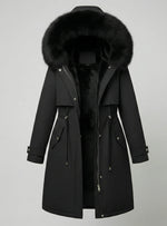 Winter Parka Waterproof Hood Adjustable Cuffs