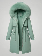 Winter Parka Waterproof Hood Adjustable Cuffs