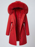 Winter Parka Waterproof Hood Adjustable Cuffs