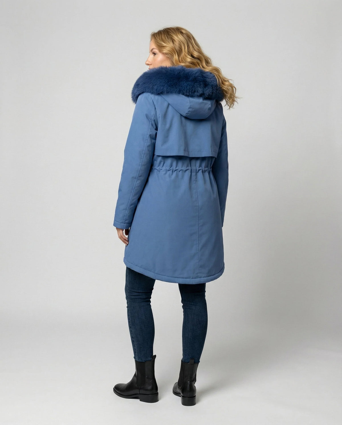 Winter Parka Waterproof Hood Adjustable Cuffs