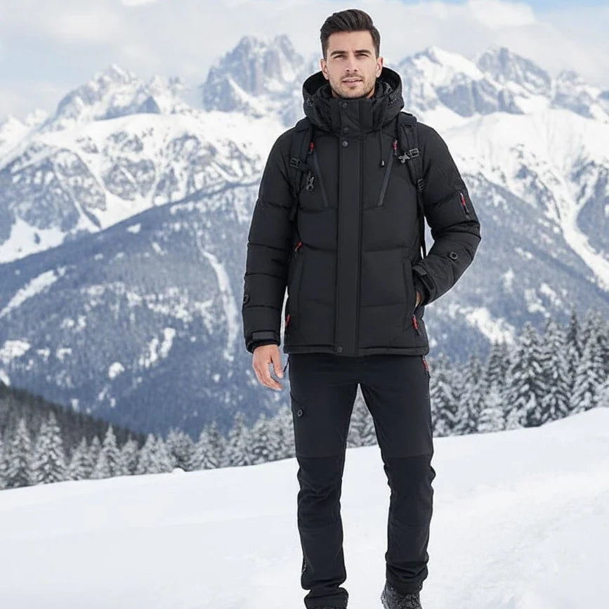 Winter Parka Waterproof Windproof Thermal Lining