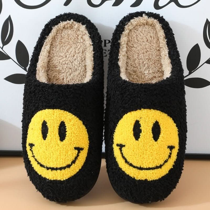 Winter Slippers Faux Sherpa Lined Thick Silicone Sole