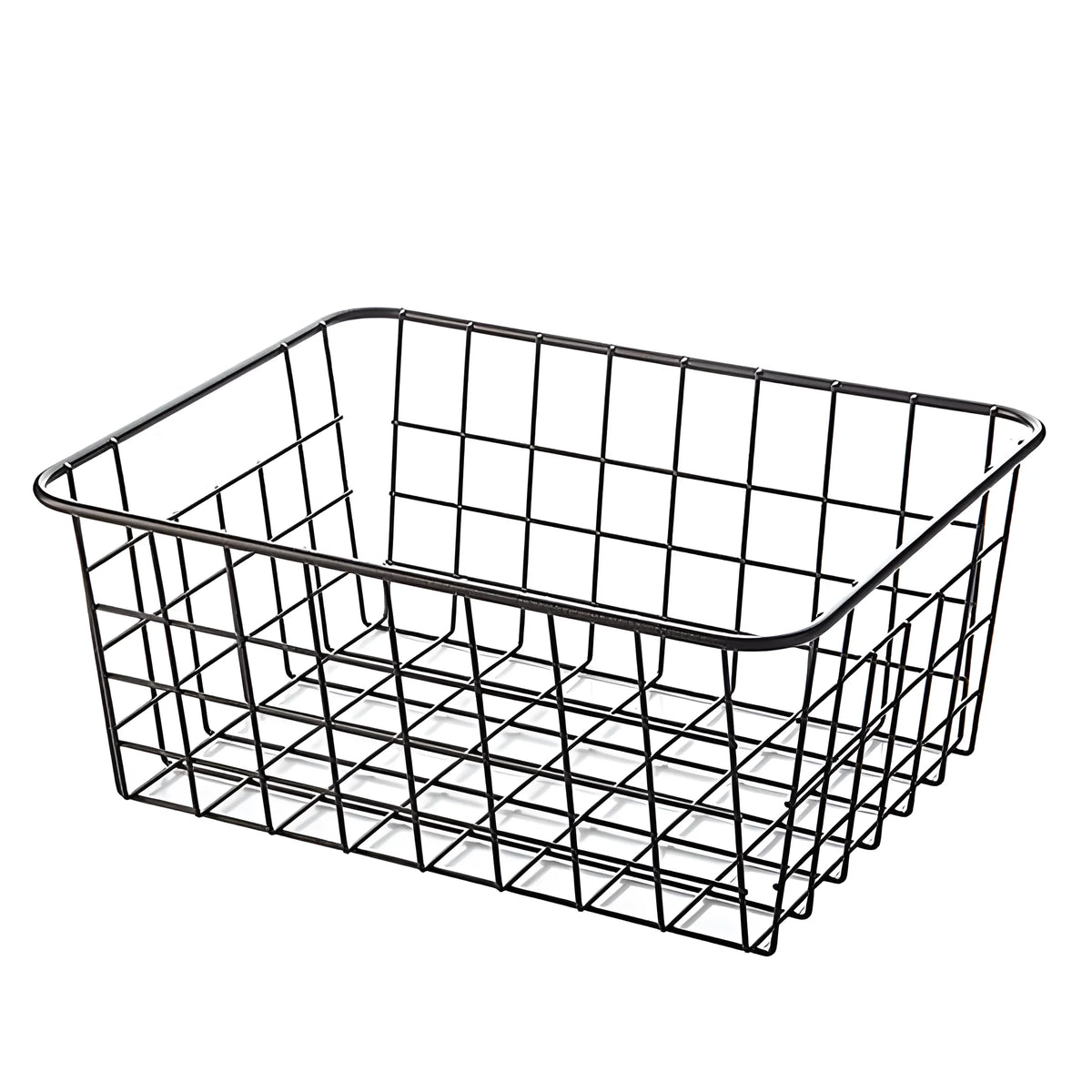 Wire Storage Basket Waterproof Iron Stackable